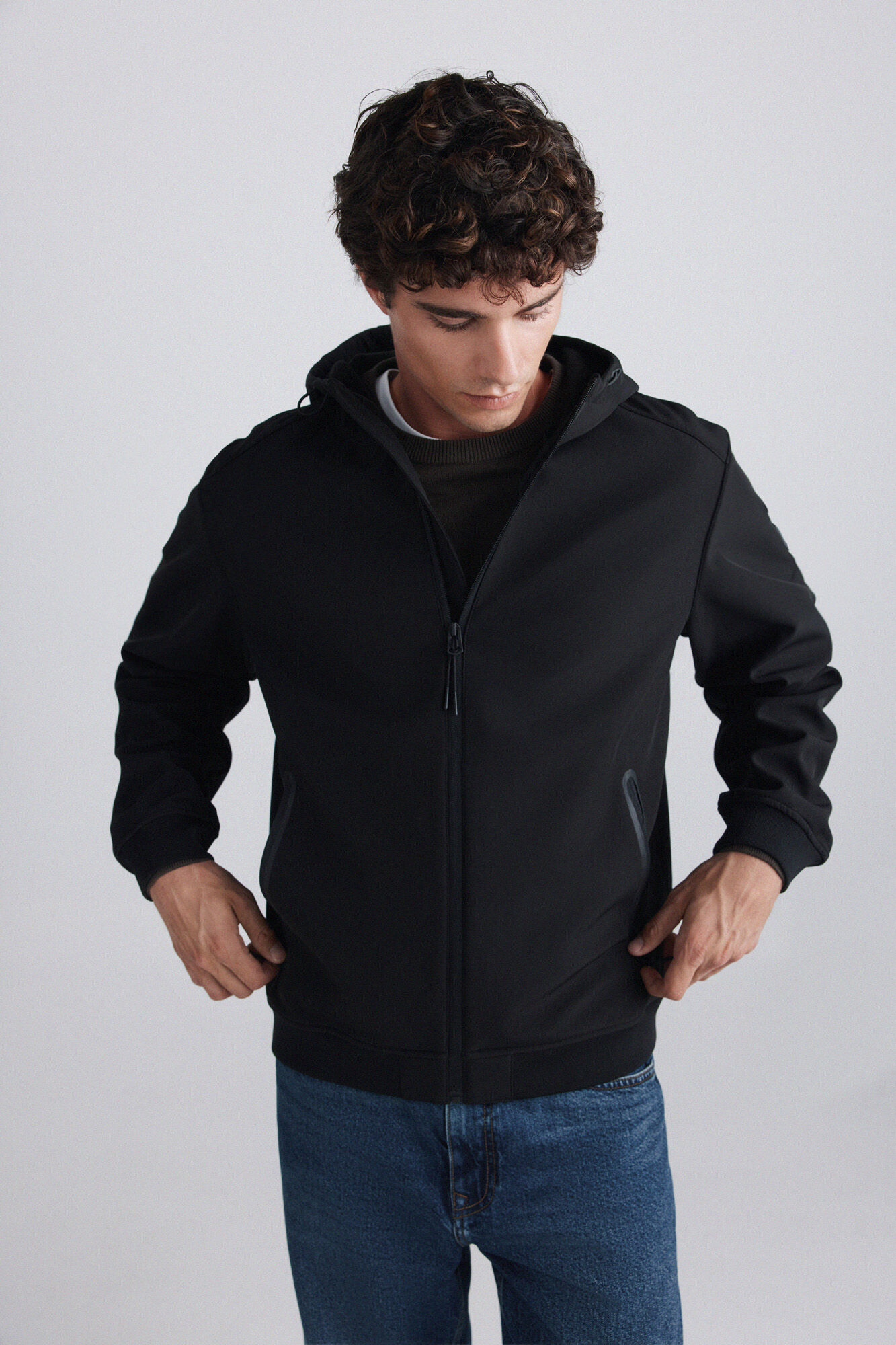 Springfield Chamarra softshell con capucha
