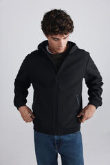 Springfield Chamarra softshell con capucha negro