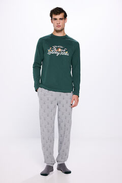 Springfield Pijama largo Looney Tunes verde
