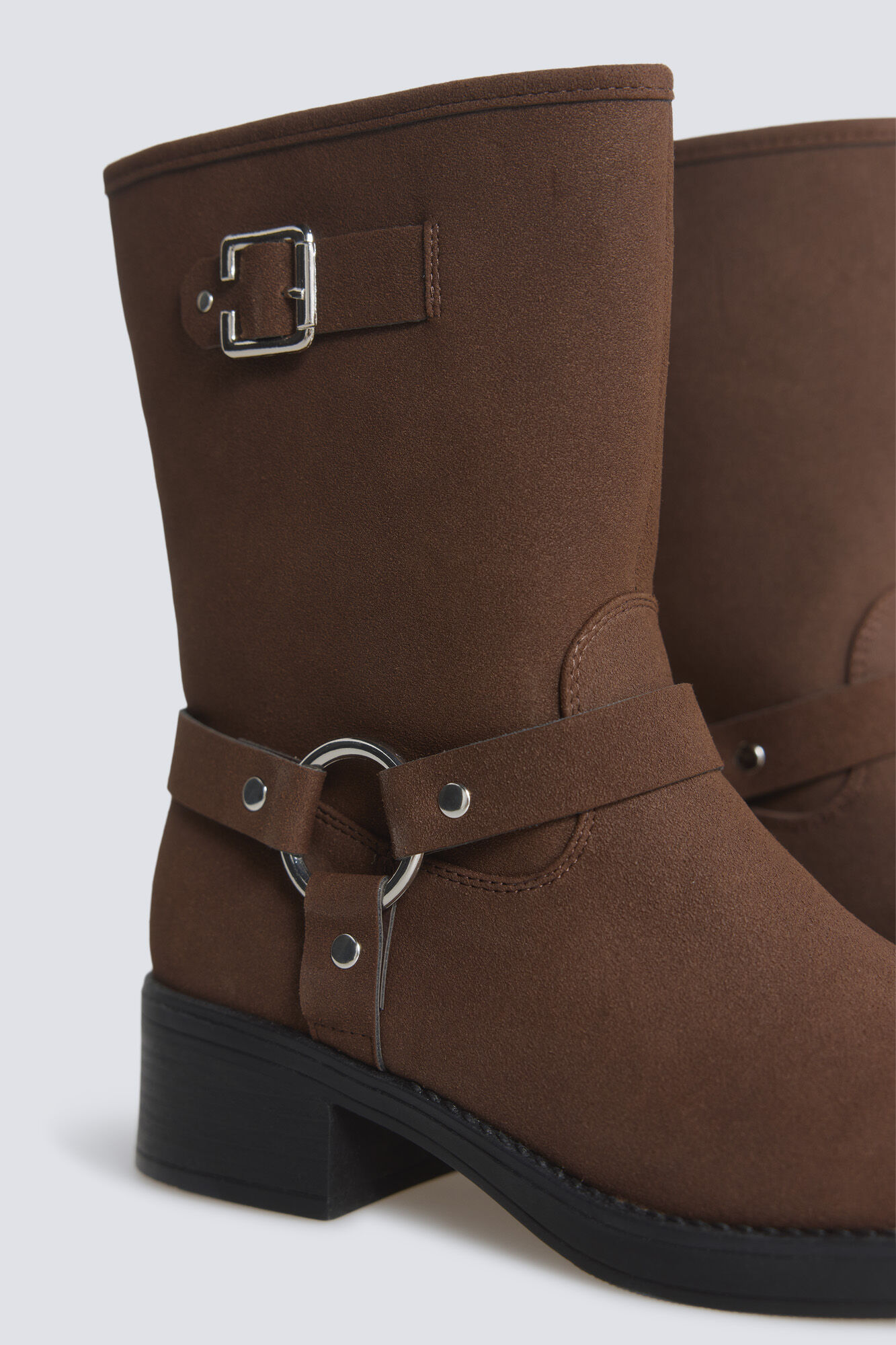 Springfield Bota biker marr&oacute;n caf&eacute;