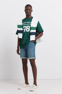 Springfield Bermudas ligeras slim fit de mezclilla