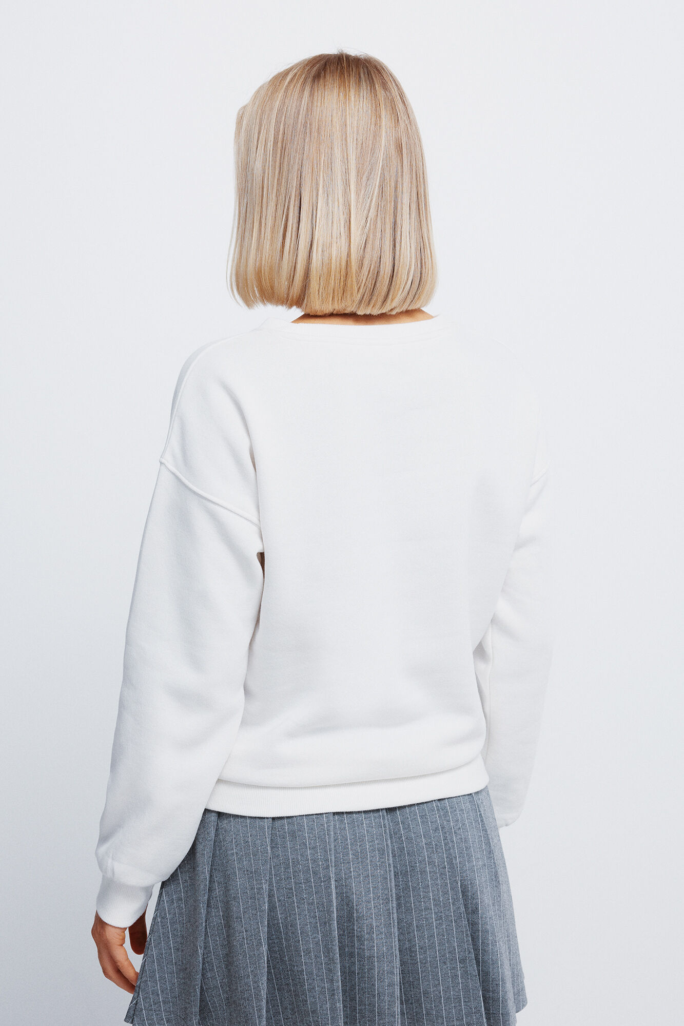 Springfield Sudadera "Bonjour mon amour" beige