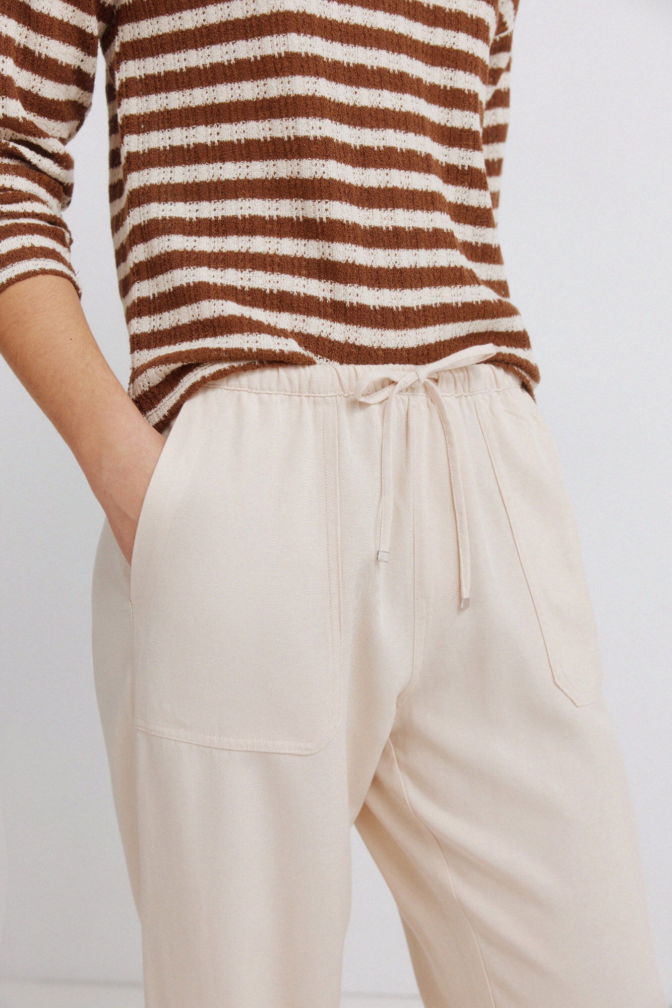 Springfield Pantalones jogger estampado