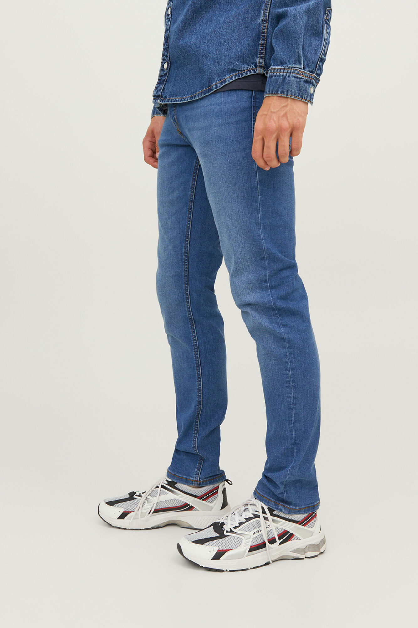 Jack & Jones Jeans slim efecto lavado azulado