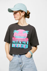 Springfield Playera "Miami vice" gris