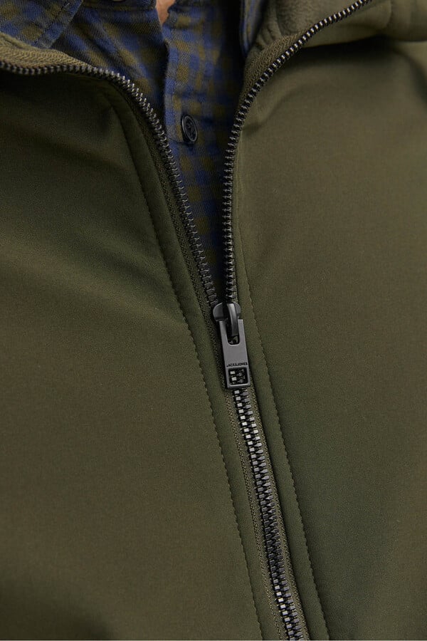 Jack & Jones Chamarra ligera capucha verde