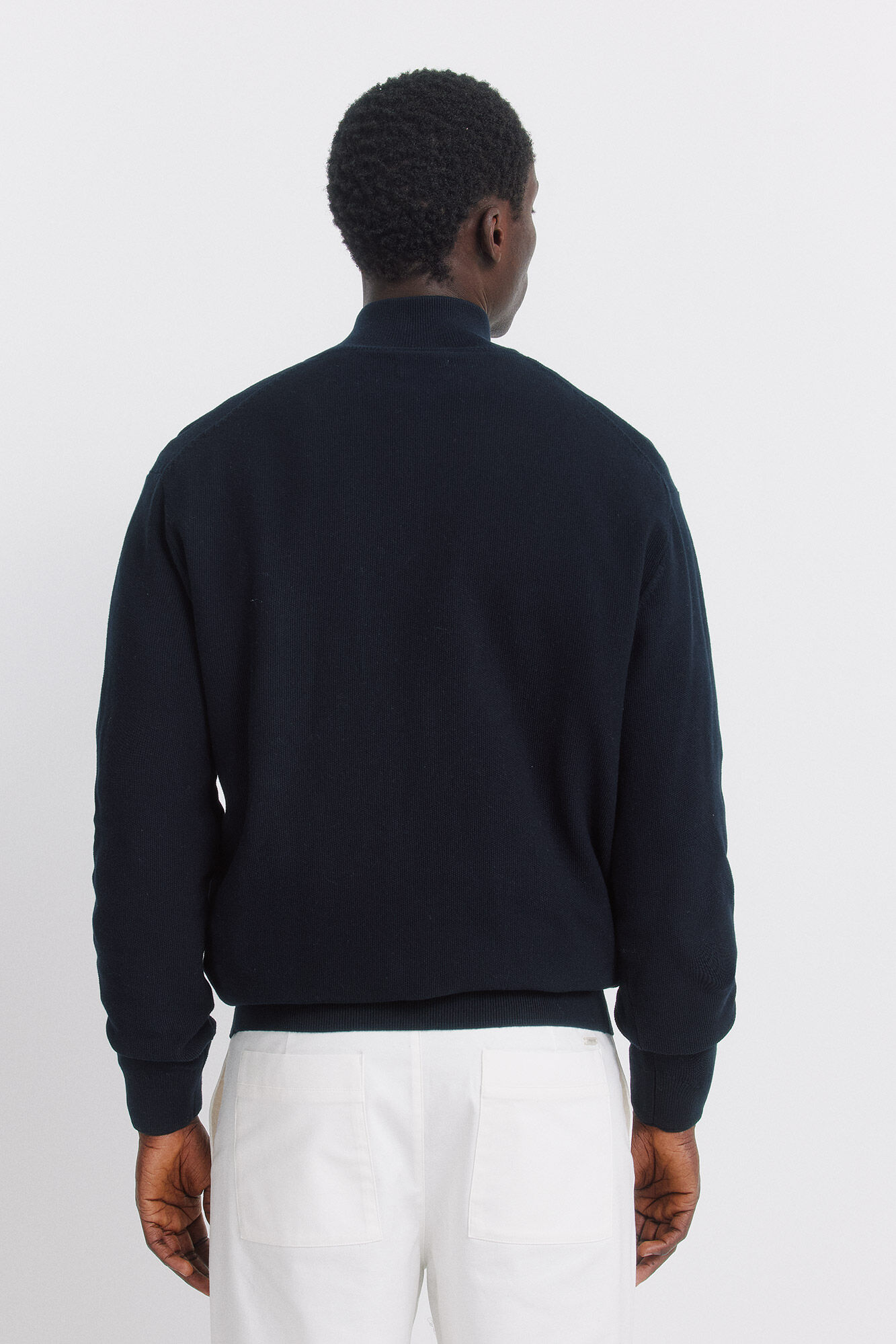 Springfield C&aacute;rdigan liso estructura marino