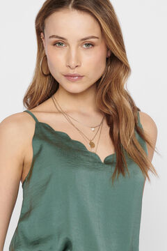 Springfield Top de tirantes de mujer verde