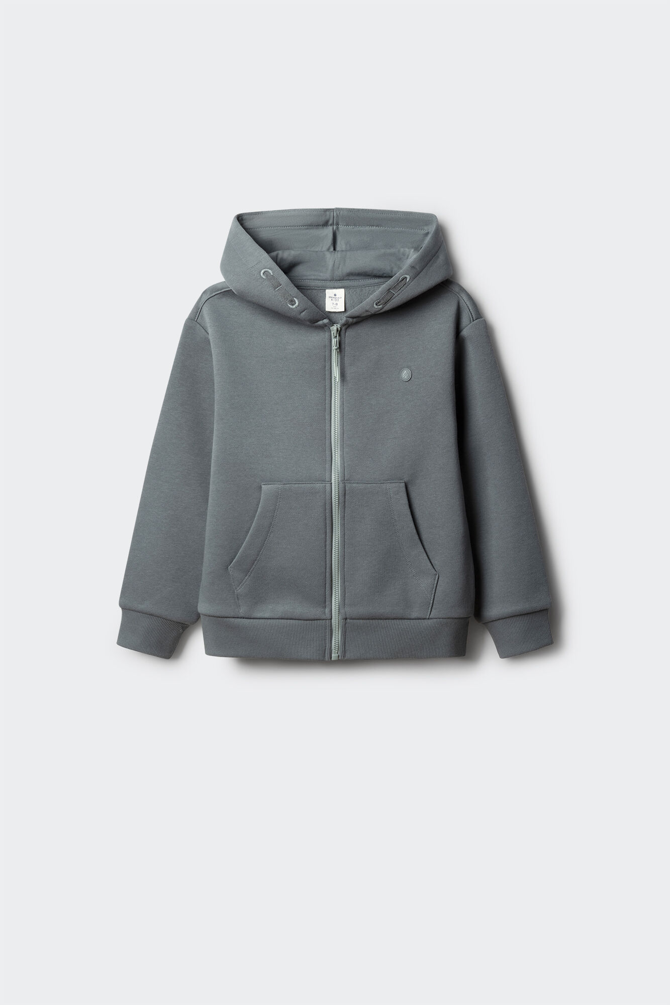 Springfield Kids Sudadera abierta con capucha ni&ntilde;o azul