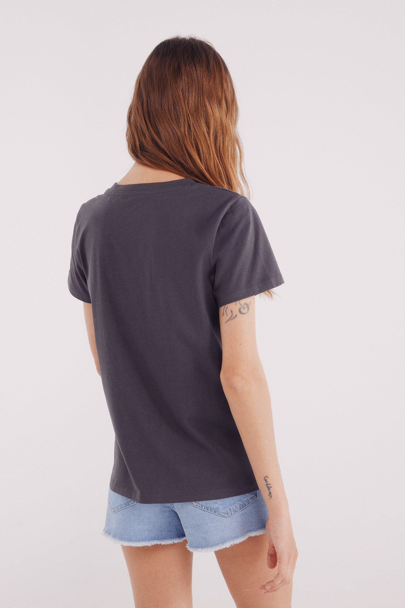 Springfield Playera Minnie "Rock the bow" gris