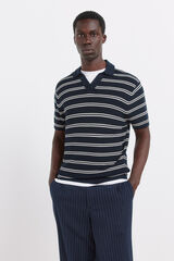 Springfield Polo de rayas m&uacute;ltiples azul