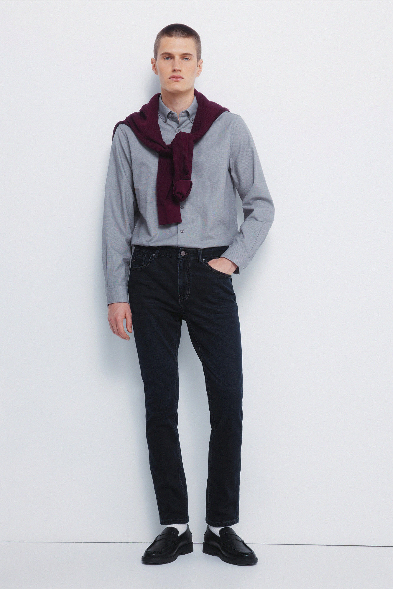 Springfield Playera de popel&iacute;n gris