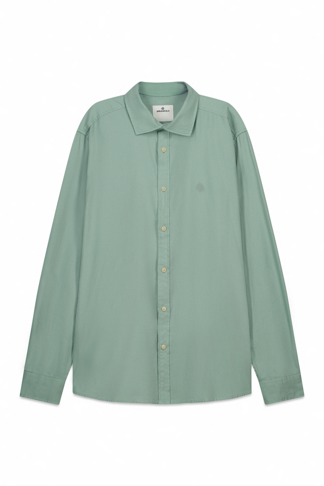Springfield Camisa estructura verde