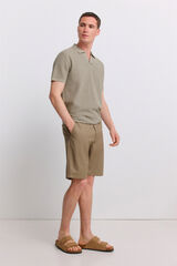 Springfield Bermudas t&eacute;cnicas wide & relaxed fit khaki