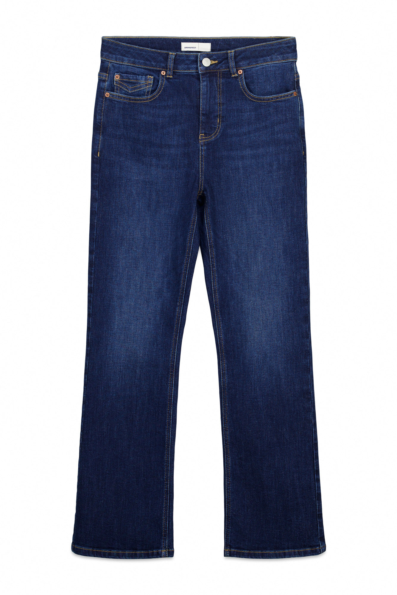 Springfield Jeans acampanados azul