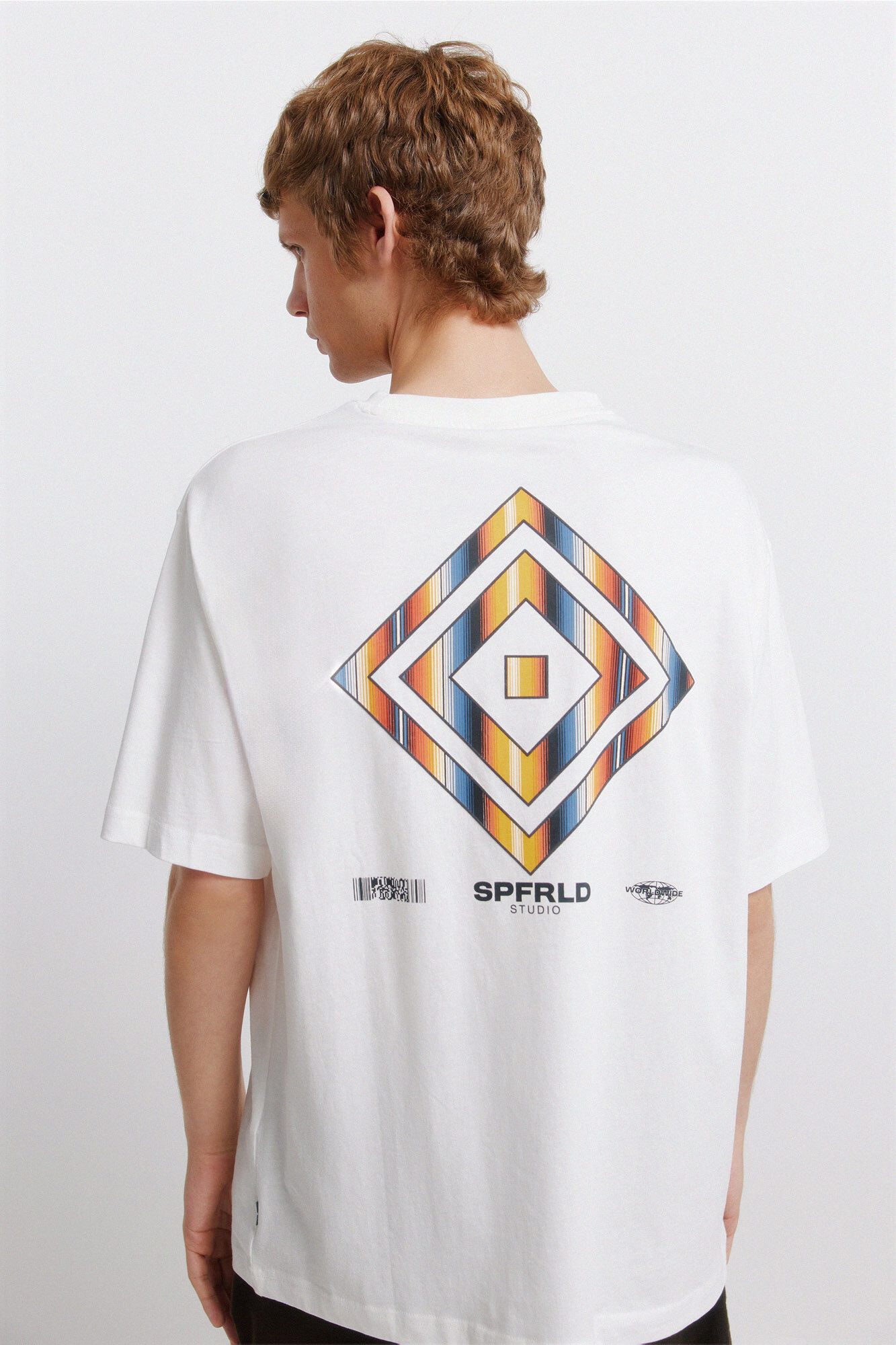 Springfield Playera de rombos a rayas