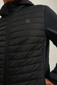 Springfield Chamarra acolchada combinada negro