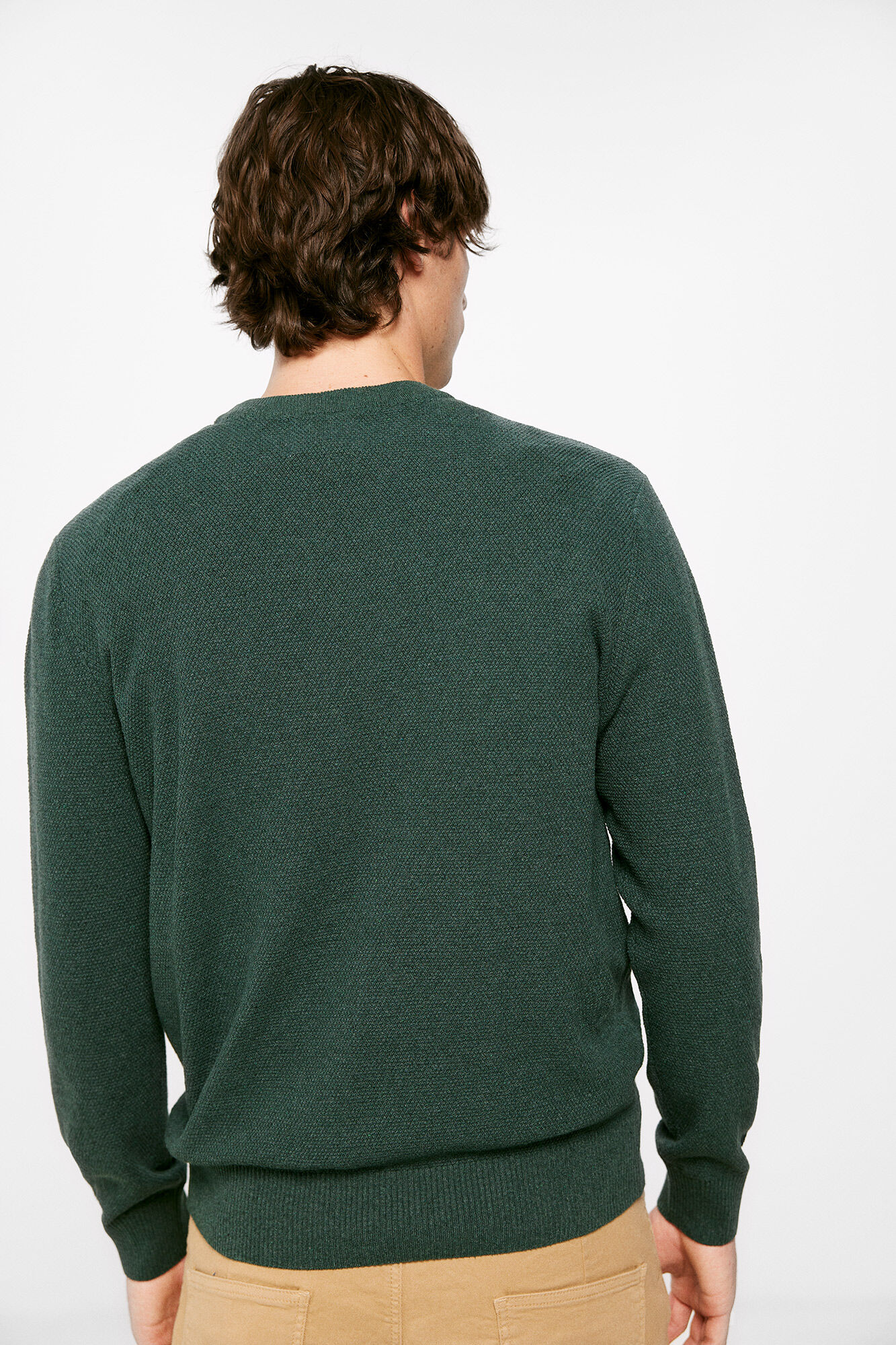 Springfield Su&eacute;ter estructura torzal azul