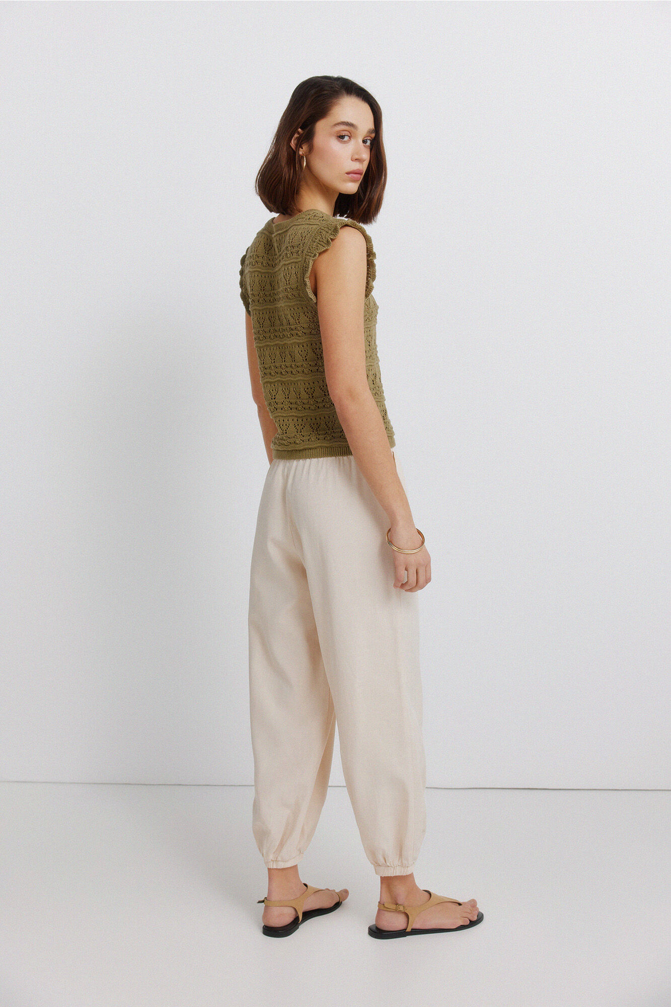 Springfield Pantalones jogger estampado