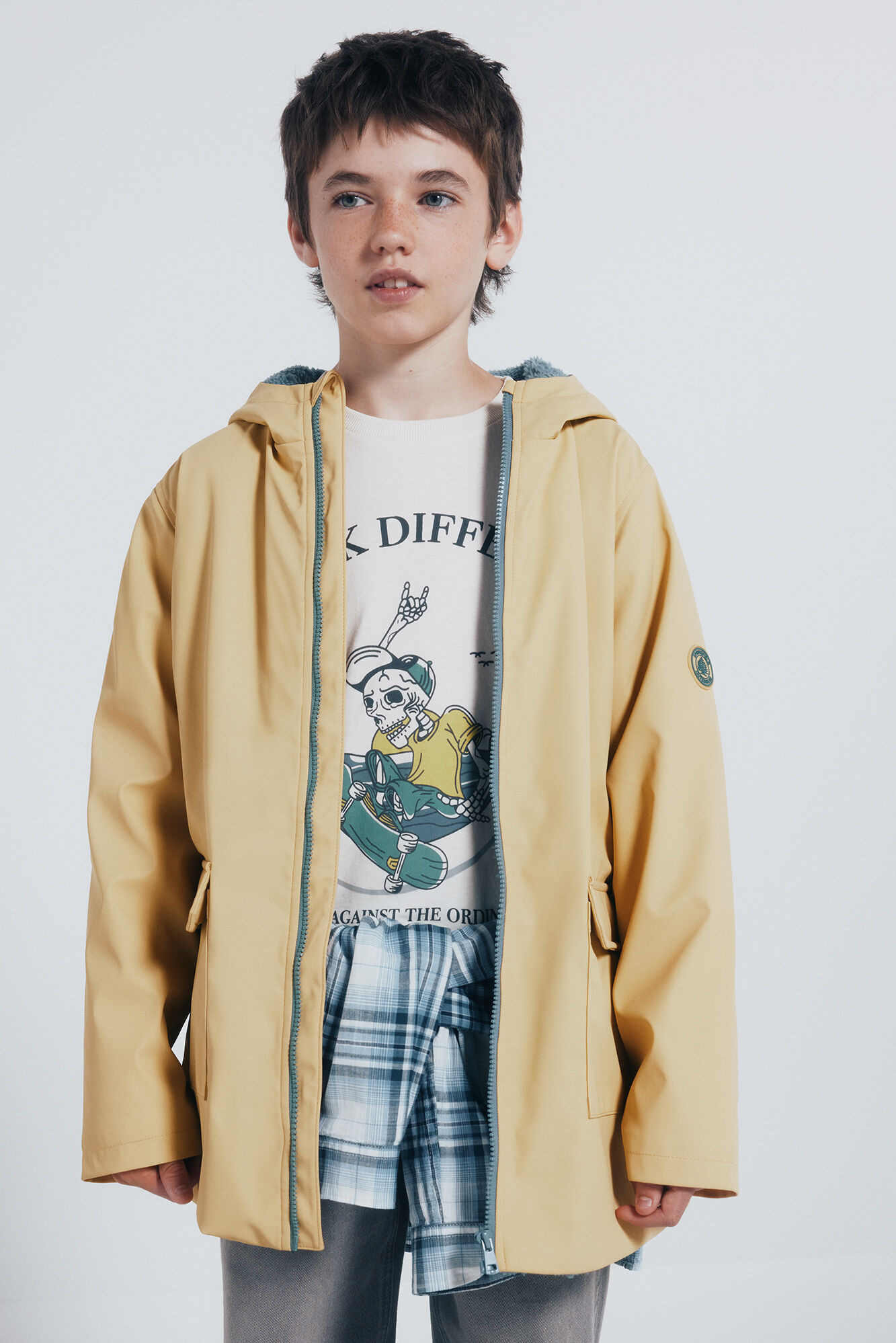 Springfield Kids Parka amarillo pastel ni&ntilde;o amarillo