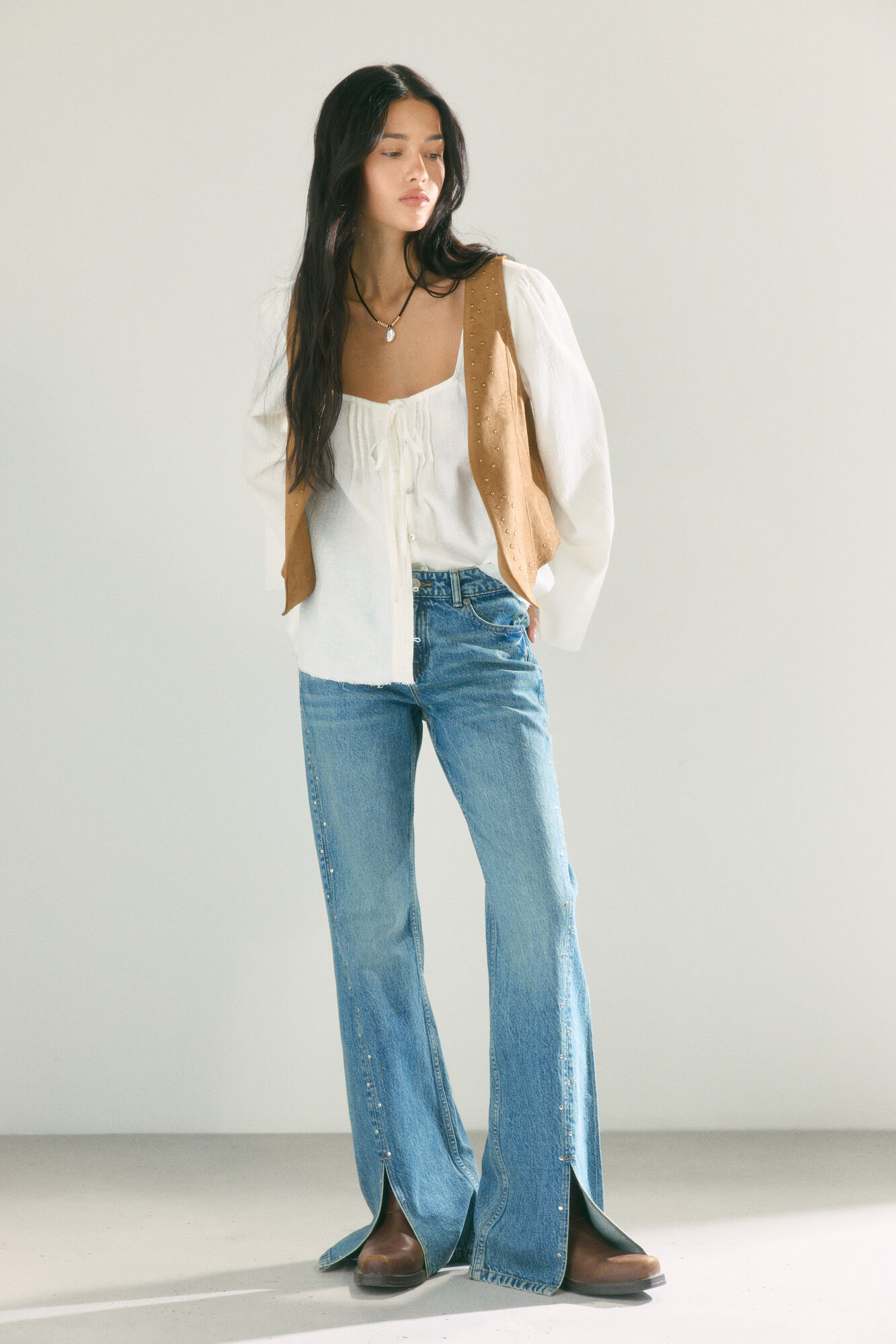 High Spirits Blusa Free khaki