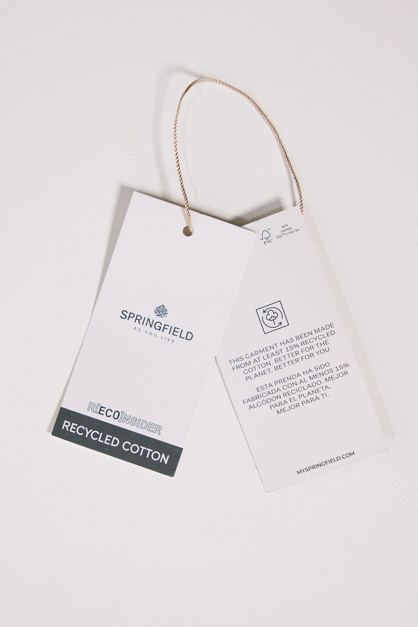 Springfield Su&eacute;ter estructura torzal gris