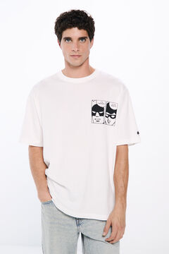 Springfield Playera Batman Comic Japan marfil