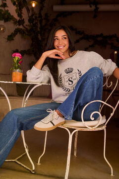Springfield Sudadera "Forever 19 S 88" gris