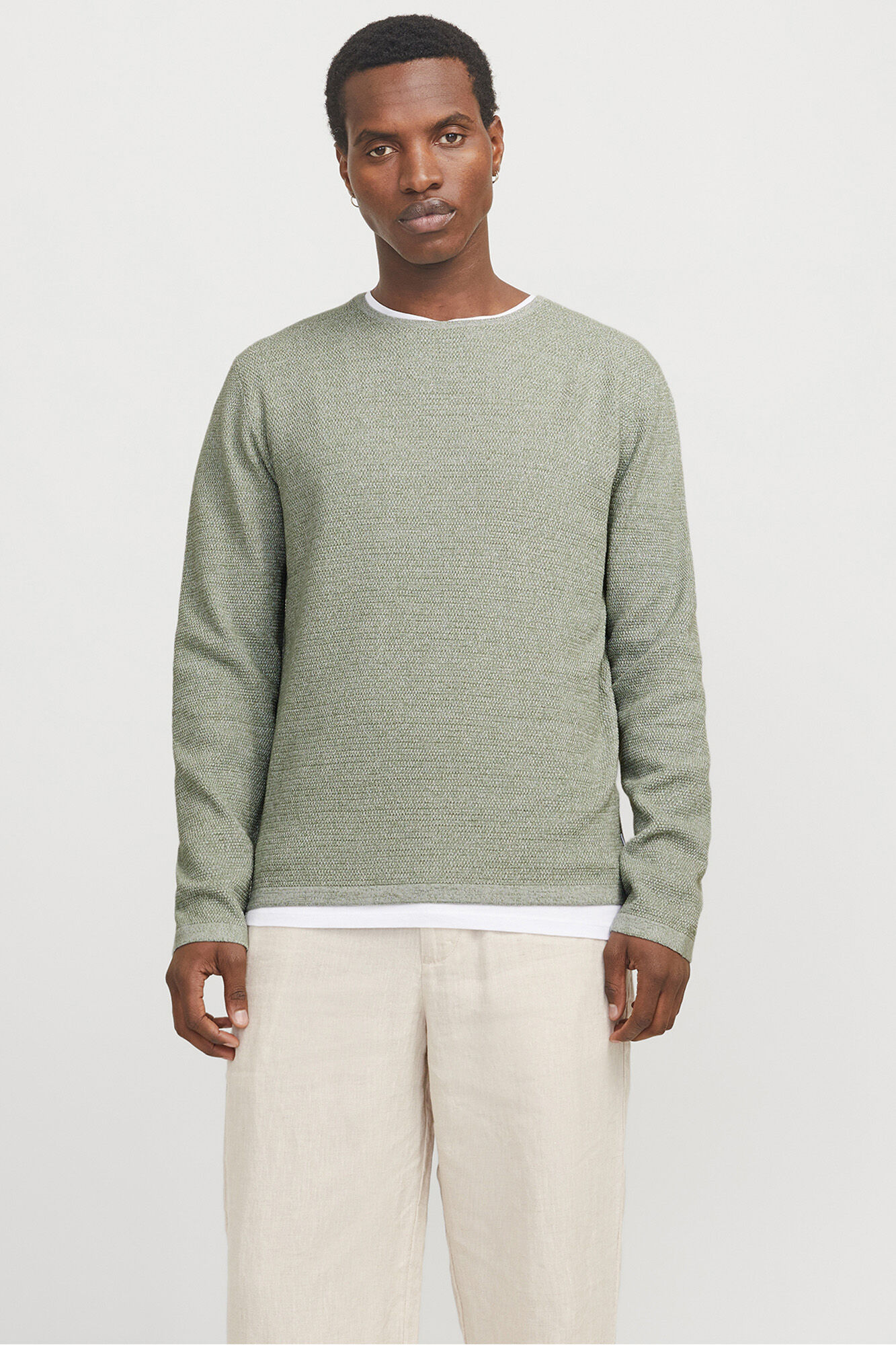 Jack & Jones Su&eacute;ter regular fit caza oscuro