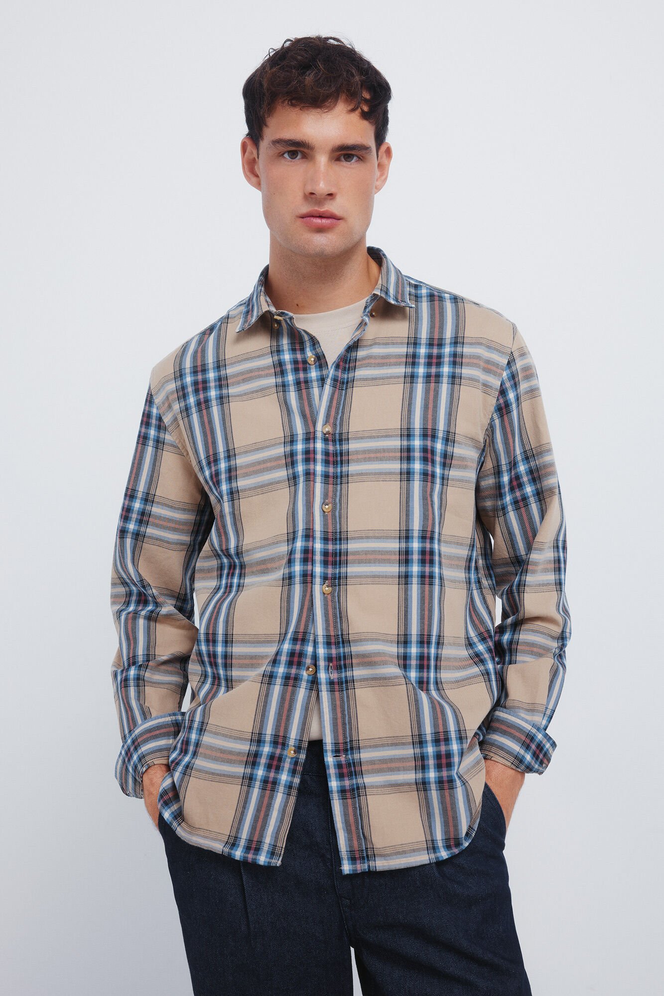 Springfield Camisa escoceses