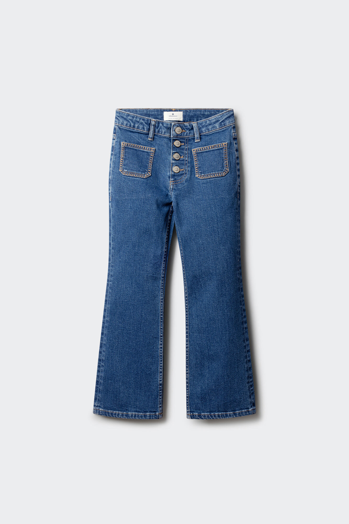 Springfield Kids Jeans Bootcut para ni&ntilde;a azul