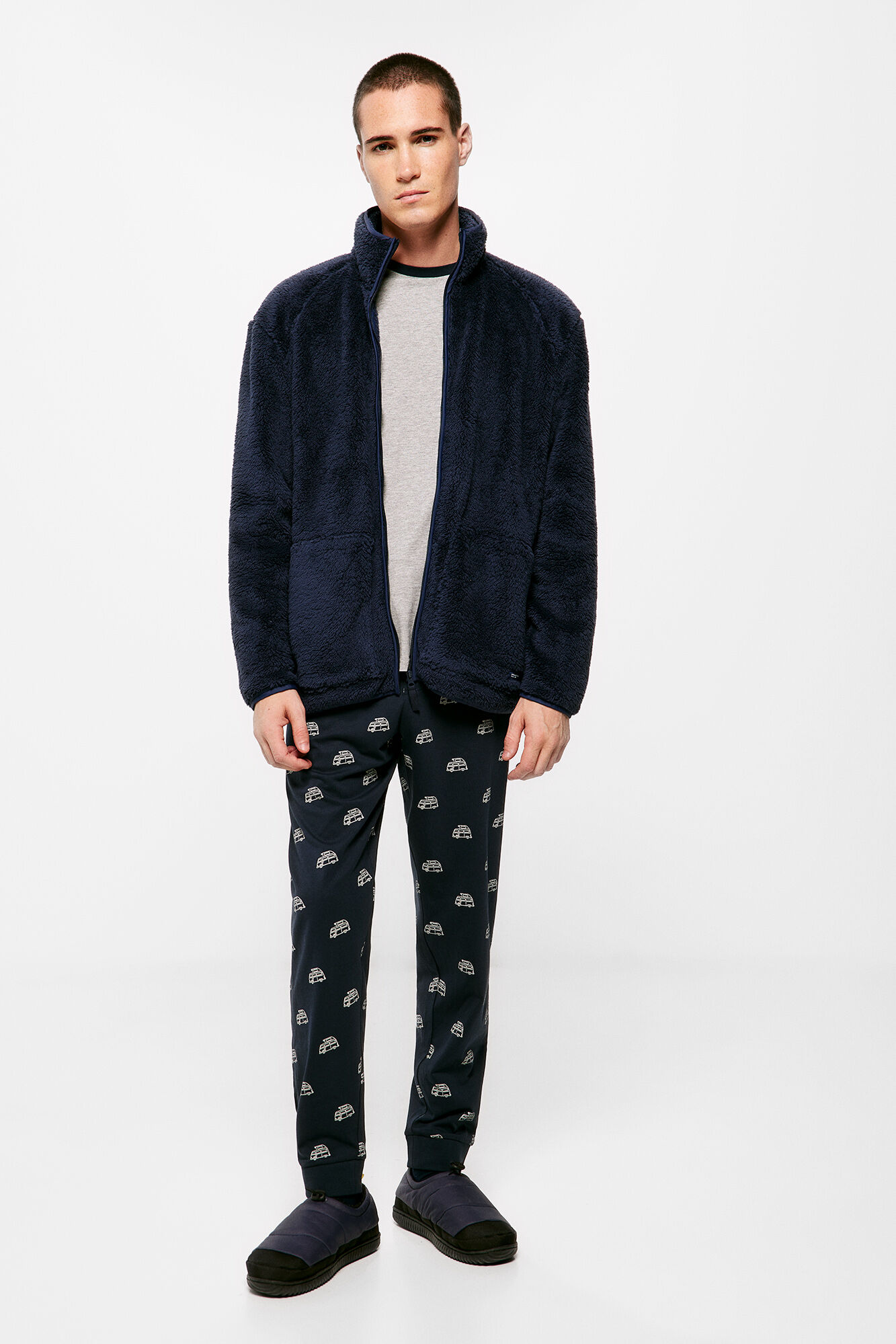 Springfield Chamarra homewear polar gris