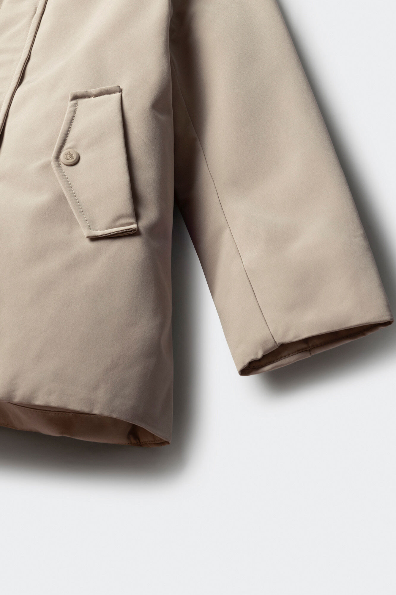 Springfield Kids Parka con capucha de piel para ni&ntilde;a estampado