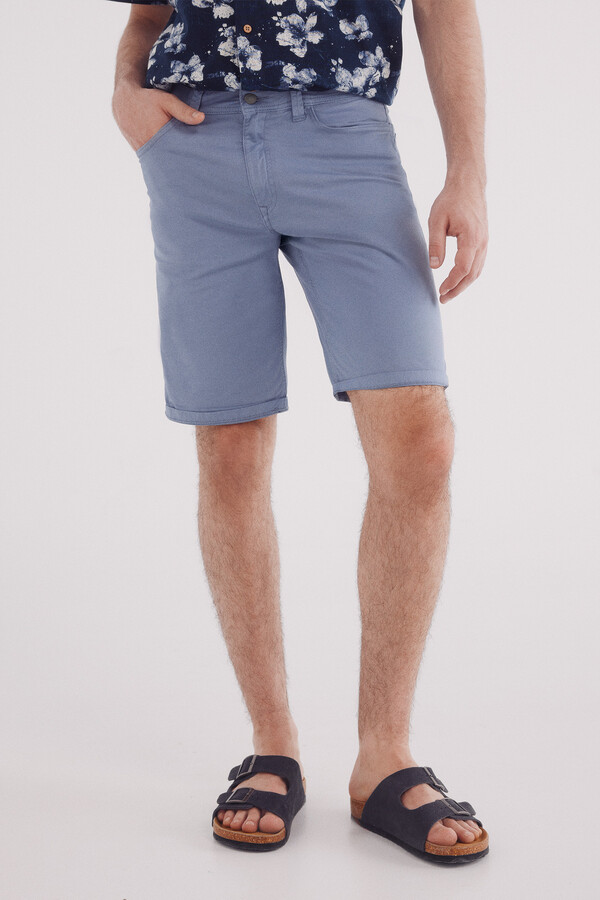 Bermuda Springfield Slim Para Hombre - Corte Ajustado Y Diseño Básico, Cómoda Y Versátil