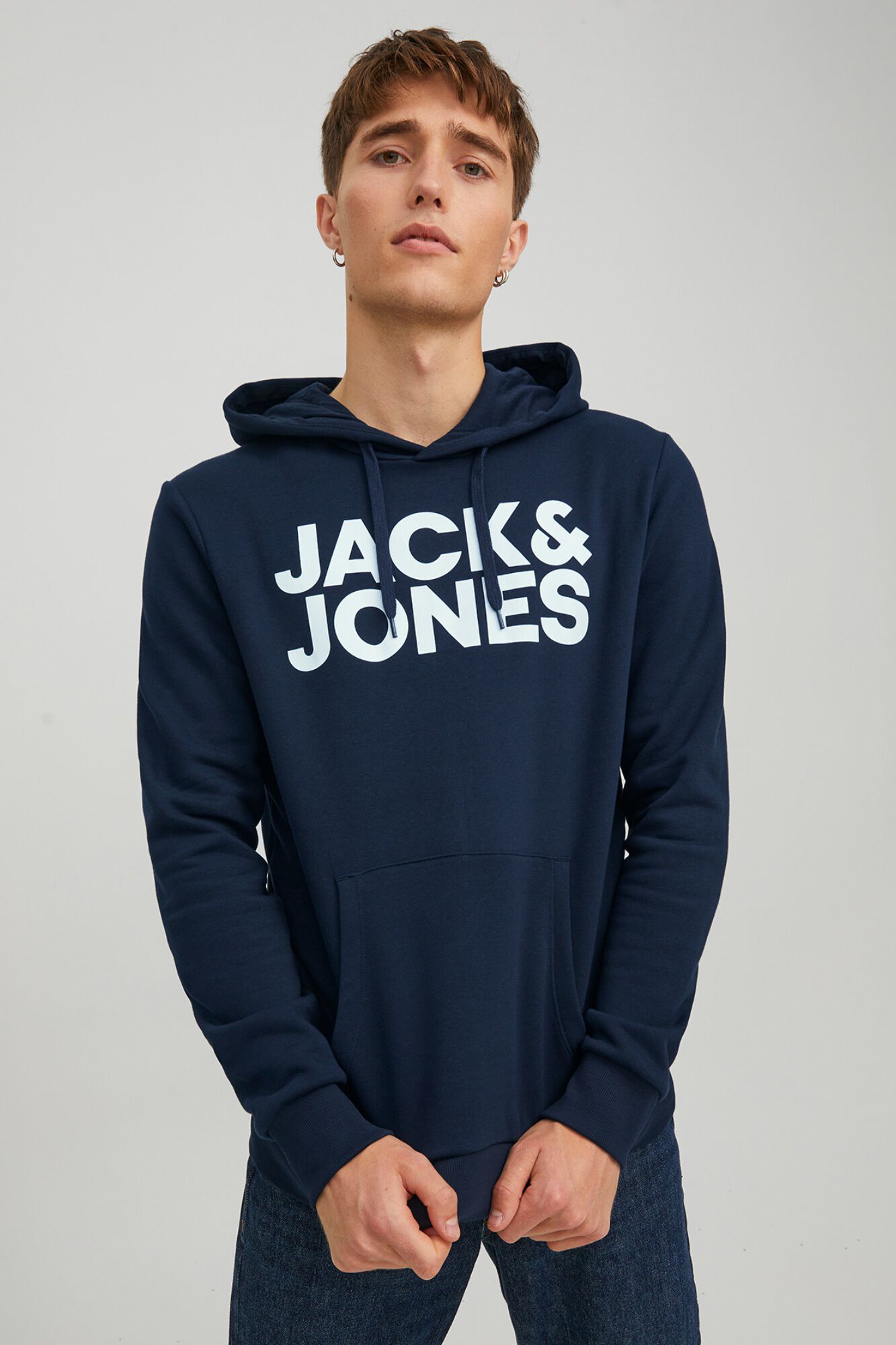 Jack & Jones Sudadera con capucha y logo