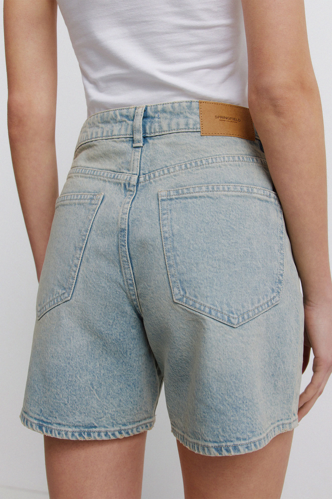 Springfield Bermudas de mezclilla azul tinta