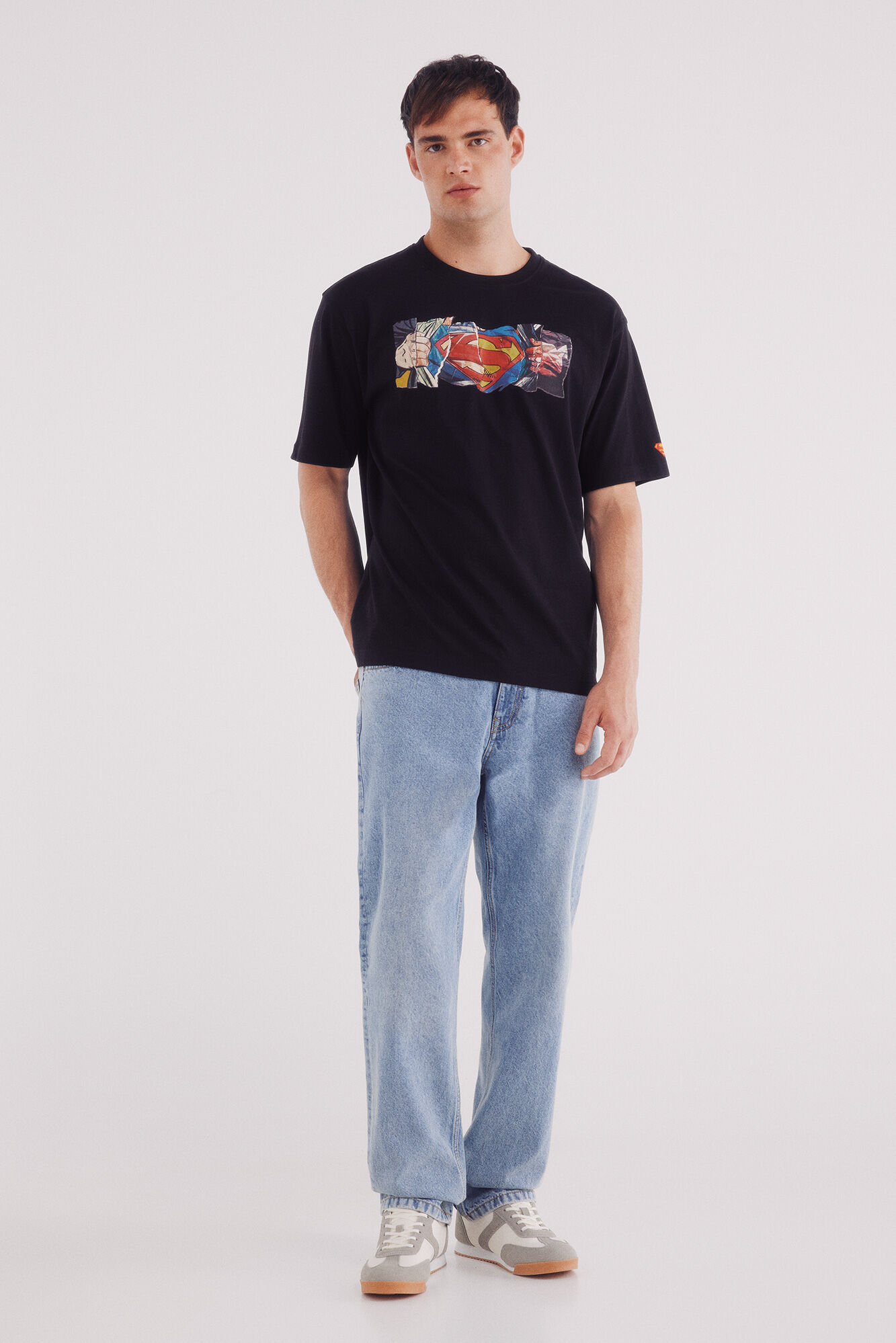 Springfield Camiseta Superman negro