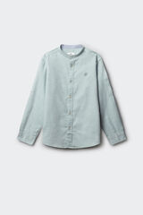 Springfield Kids Camisa trevi cuello mao ni&ntilde;o verde