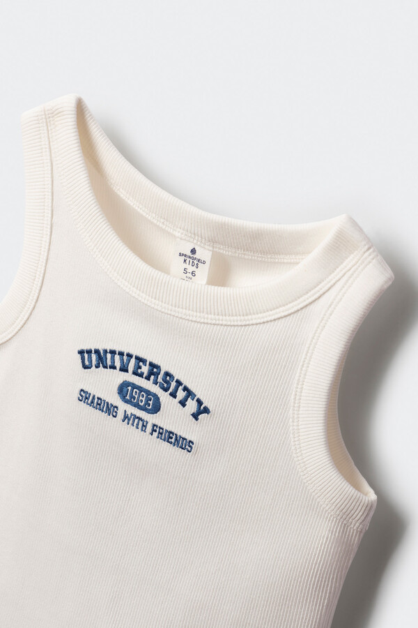 Springfield Kids Top tirantes California niña natural