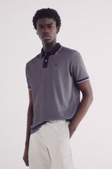 Springfield Polo oxford cuello contraste regular fit marino