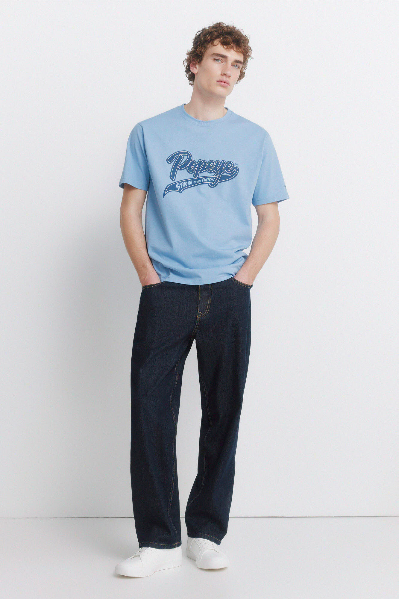 Springfield Playera Popeye azul