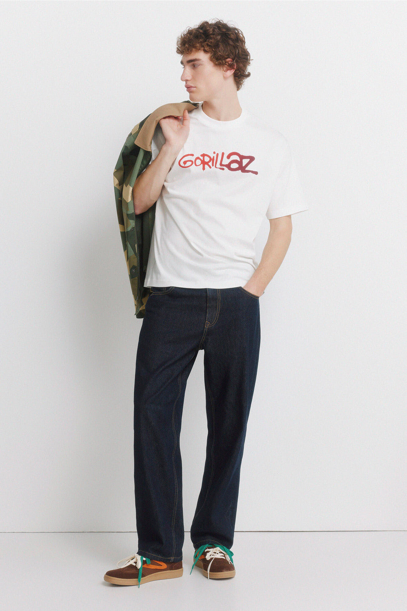 Springfield Playera Gorillaz marfil