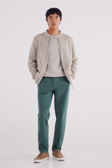 Springfield Pantal&oacute;n chino ligero slim fit caza oscuro