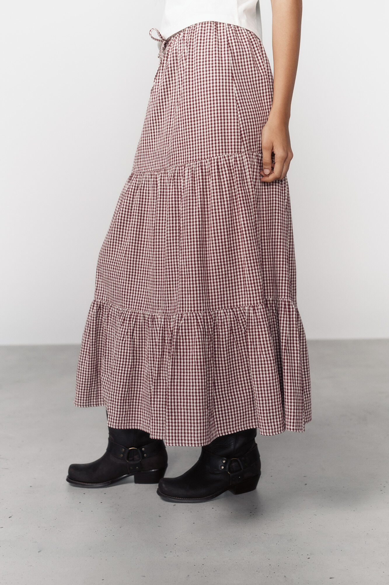 High Spirits Falda Tartan p&uacute;rpura