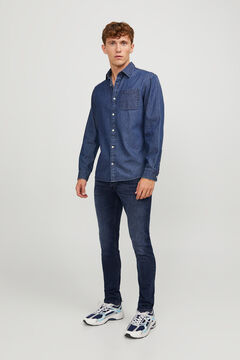 Springfield Jeans slim fit azul tinta