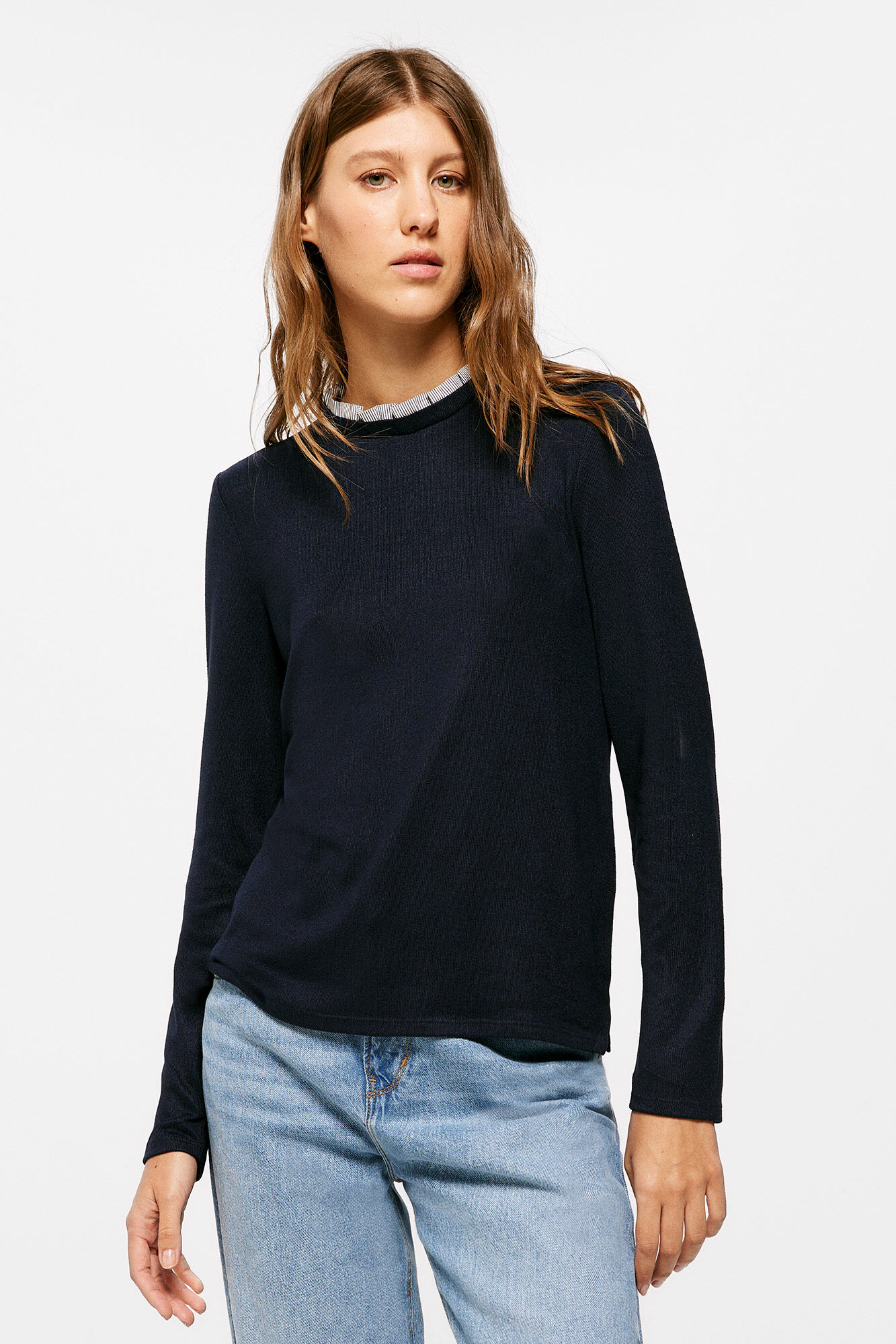 Springfield Playera Cuello Bimateria
