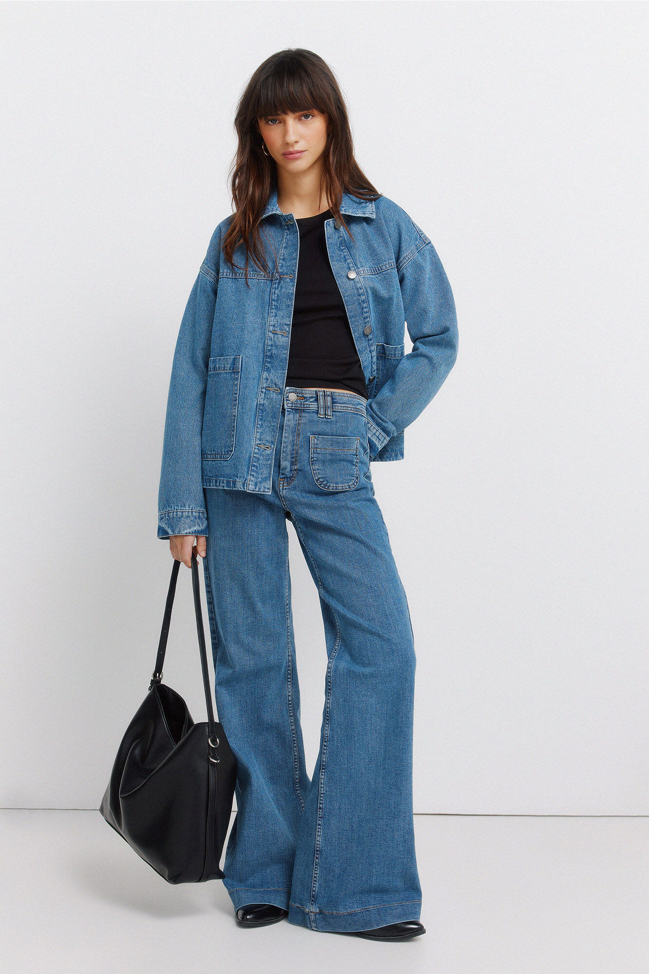 Springfield Playera b&aacute;sica nadadora negro