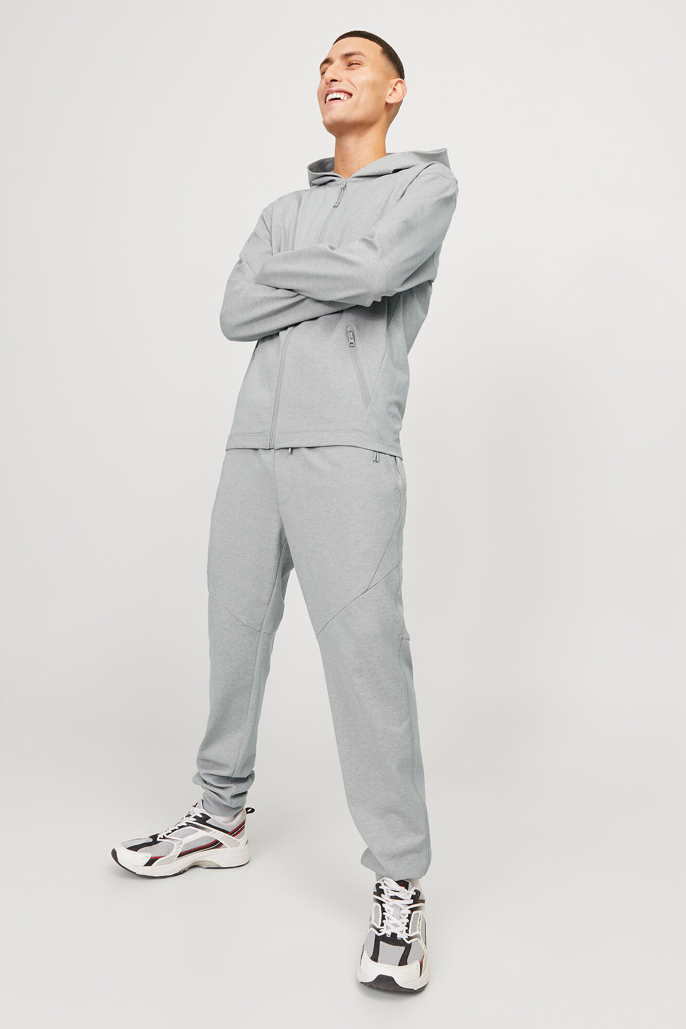 Jack & Jones Pantal&oacute;n jogger slim fit gris