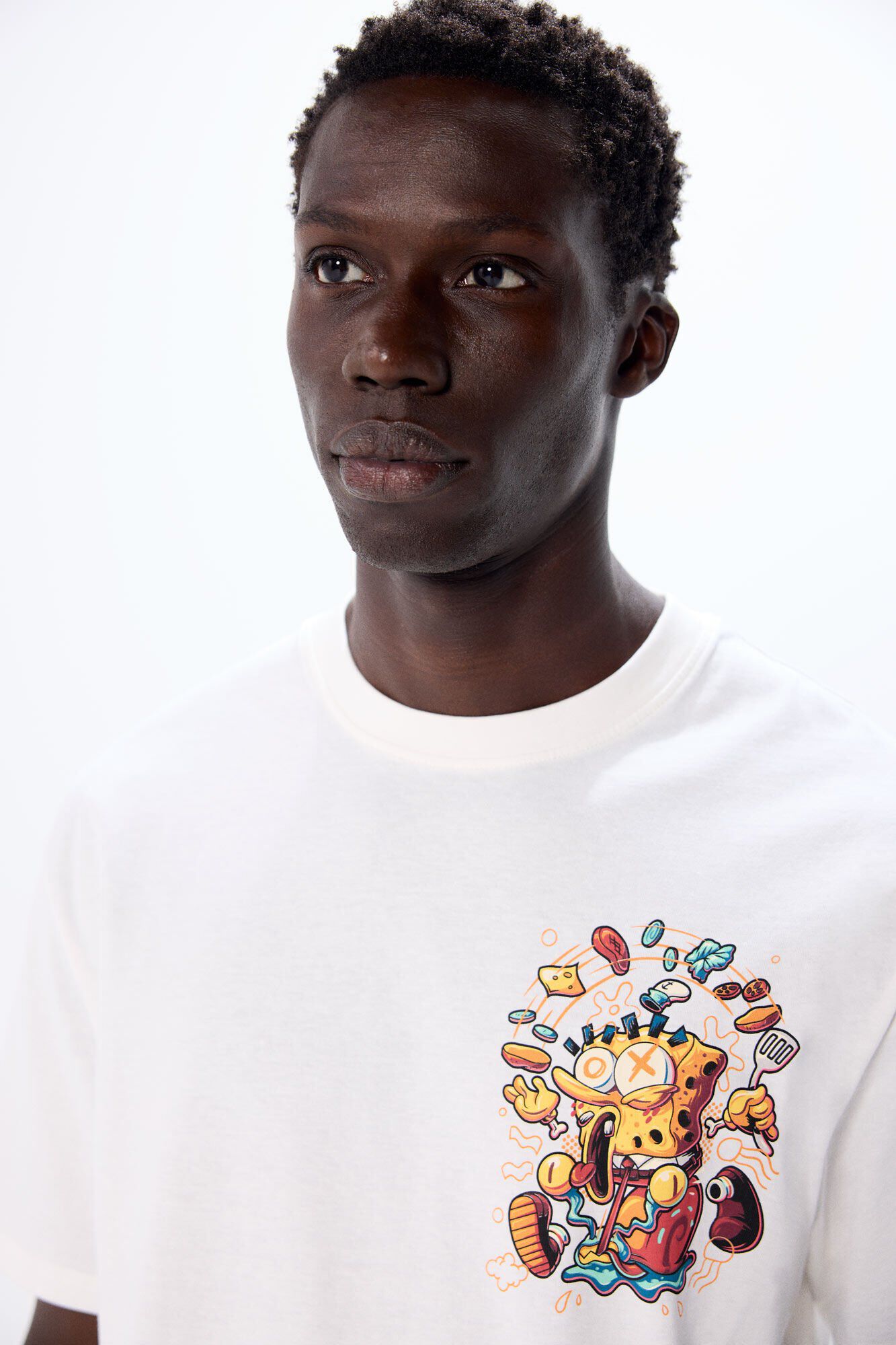 Springfield Playera Bob Esponja marfil