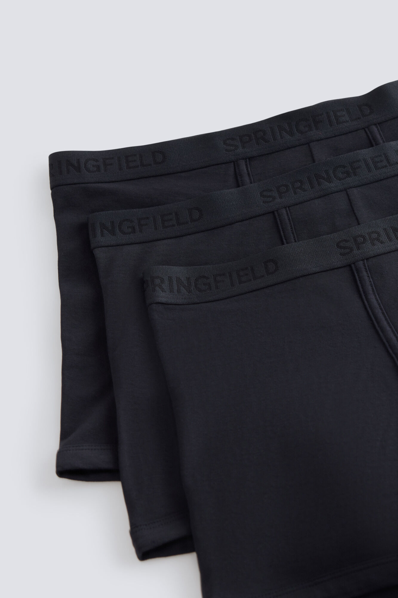 Springfield Pack de 3 b&oacute;xers b&aacute;sicos azul